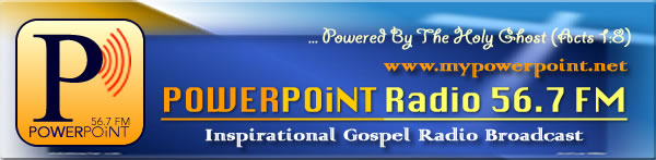 POWERPOiNT Radio 56.7 FM Broadcast